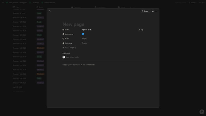 create workspace