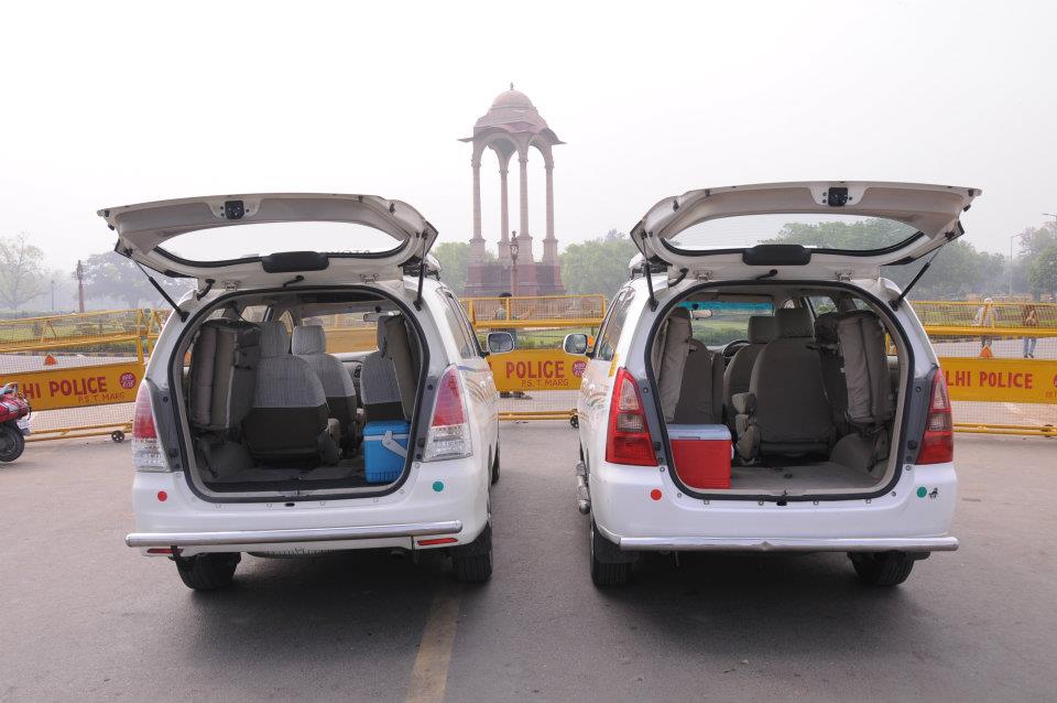 Boot space with the third row folded