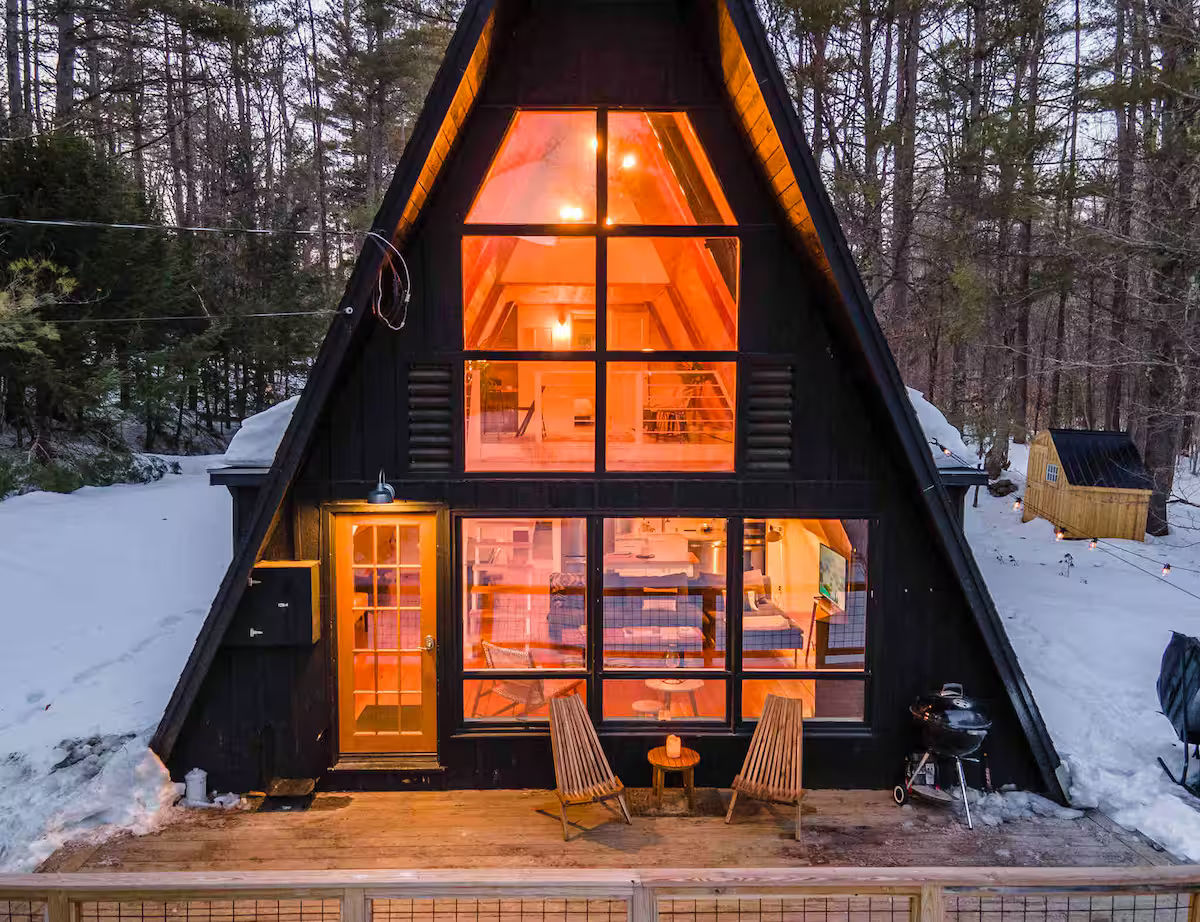 Black A Frame Vermont