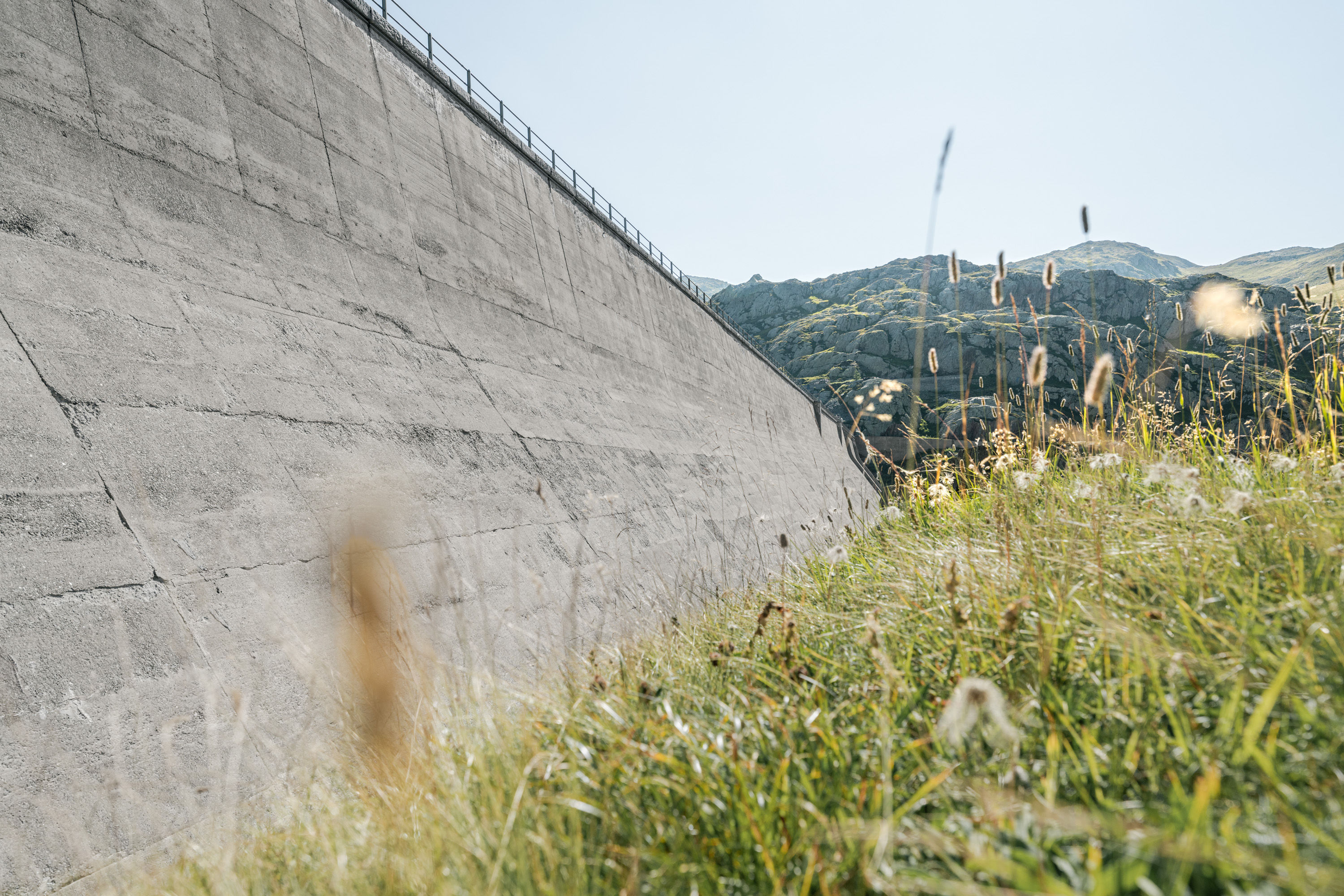 Staumauer Sella Gotthardpass Straub Vermessungen AG