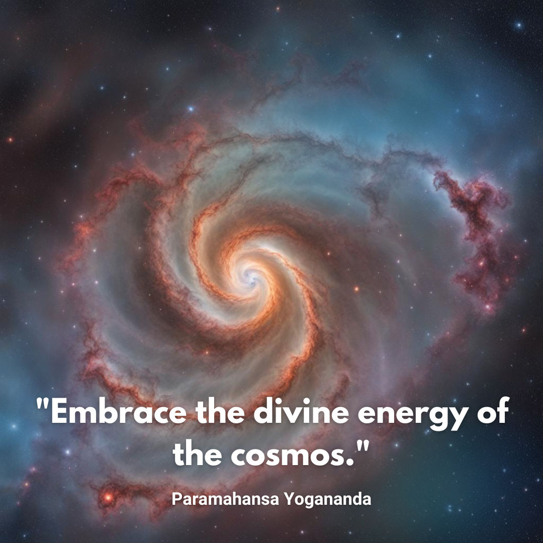 
Embrace the divine energy of the cosmos - Paramahansa Yogananda