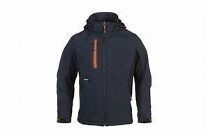 TARIS SOFTSHELL BLEU/NOIR L