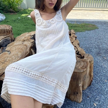 Off white casual dress