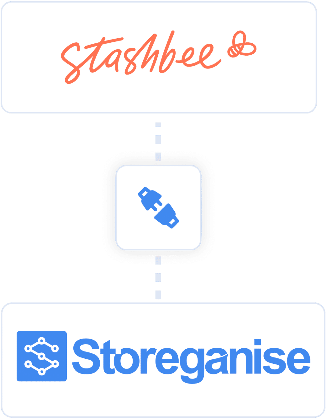 Storeganise and Stashbee logos