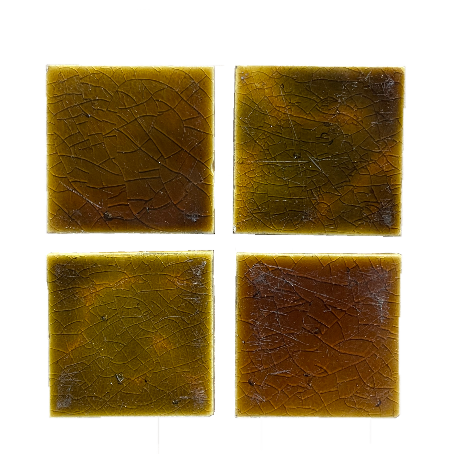 1890s Victorian Mottled Square Tiles - Trent Tile Works — Storied 