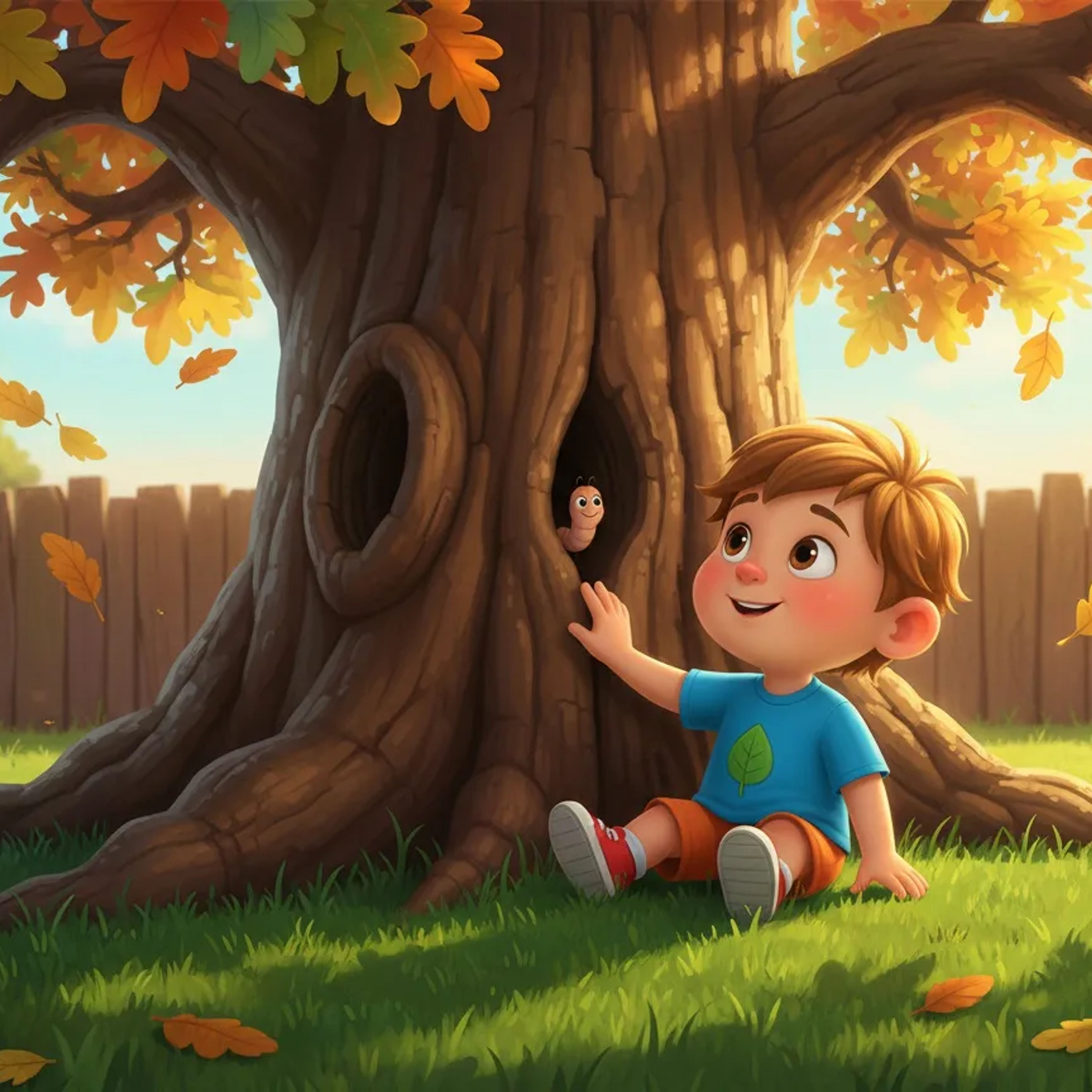 Leo's Leafy Layers Adventure - By StoryBee Tales - Bedtime Stories for Kids episode artwork