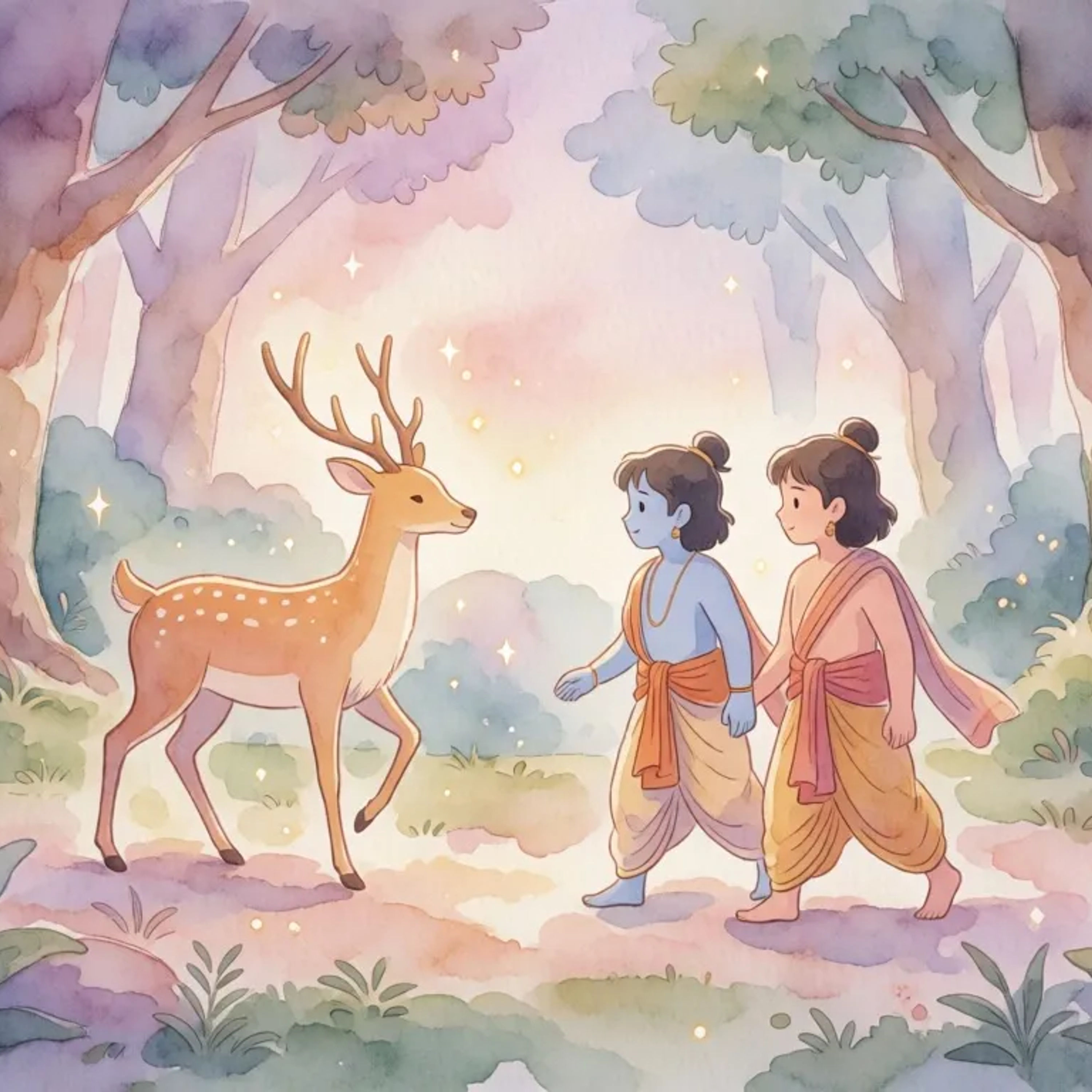 राम और हिरण का जादुई जंगल रहस्य - By StoryBee Tales - Bedtime Stories for Kids episode artwork