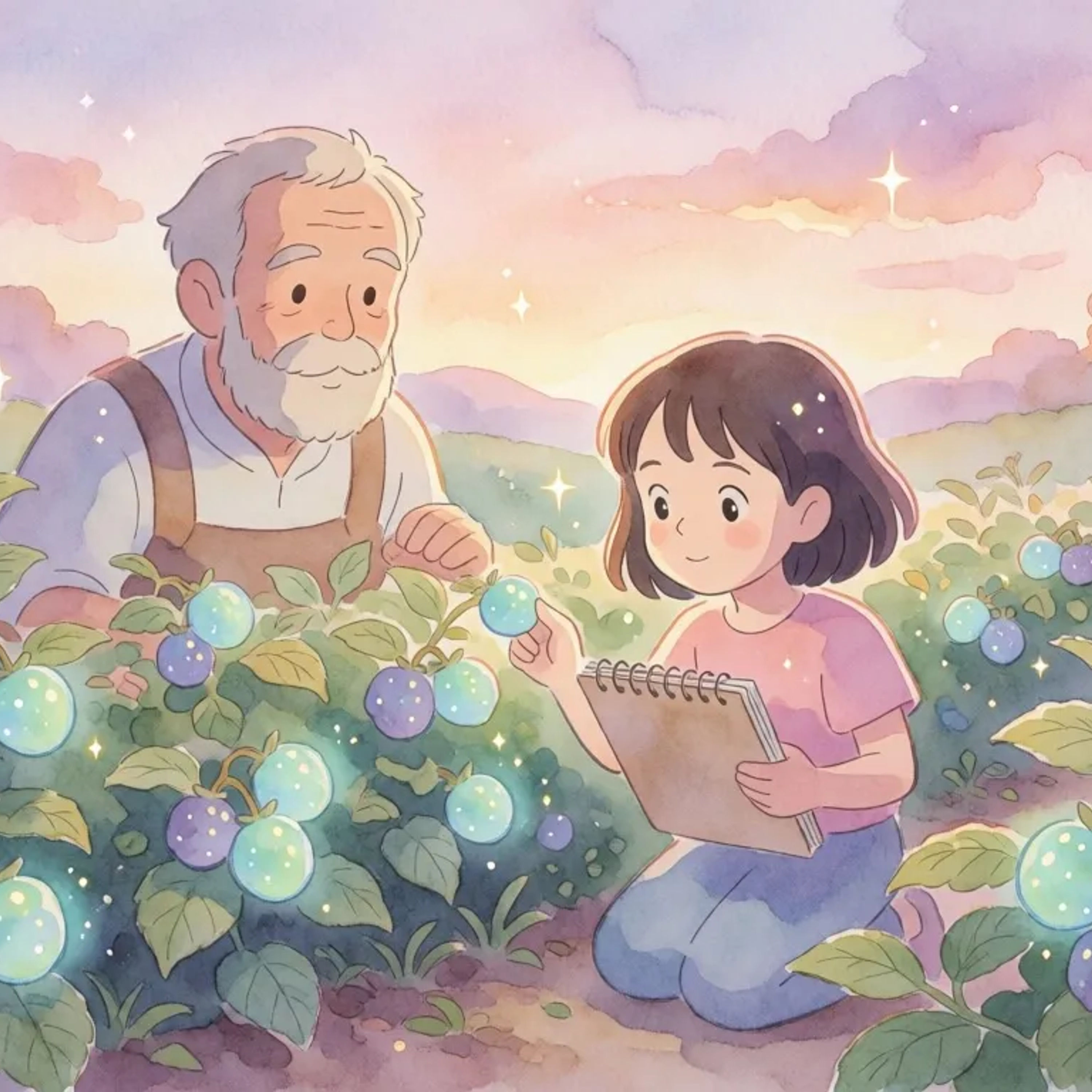 The Mystery of the Vanishing Moonbeam Berries - By StoryBee Tales - Bedtime Stories for Kids episode artwork