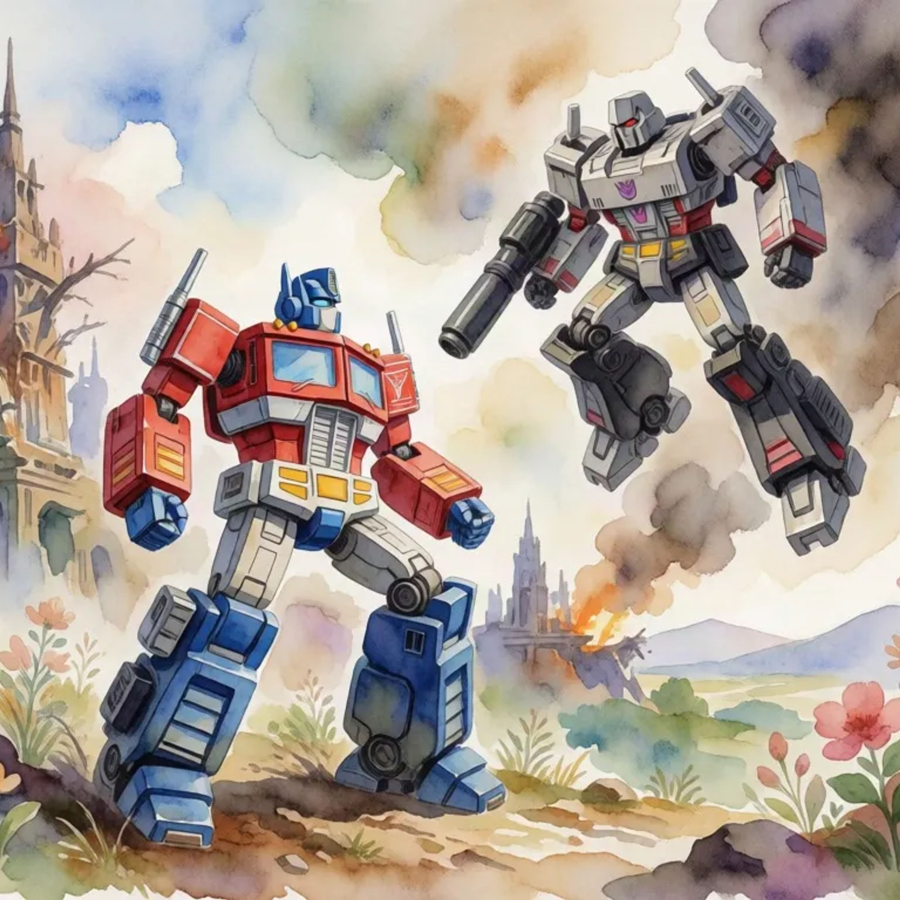 Optimus Prime's Last Stand Against Megatron - By StoryBee Tales - Bedtime Stories for Kids episode artwork