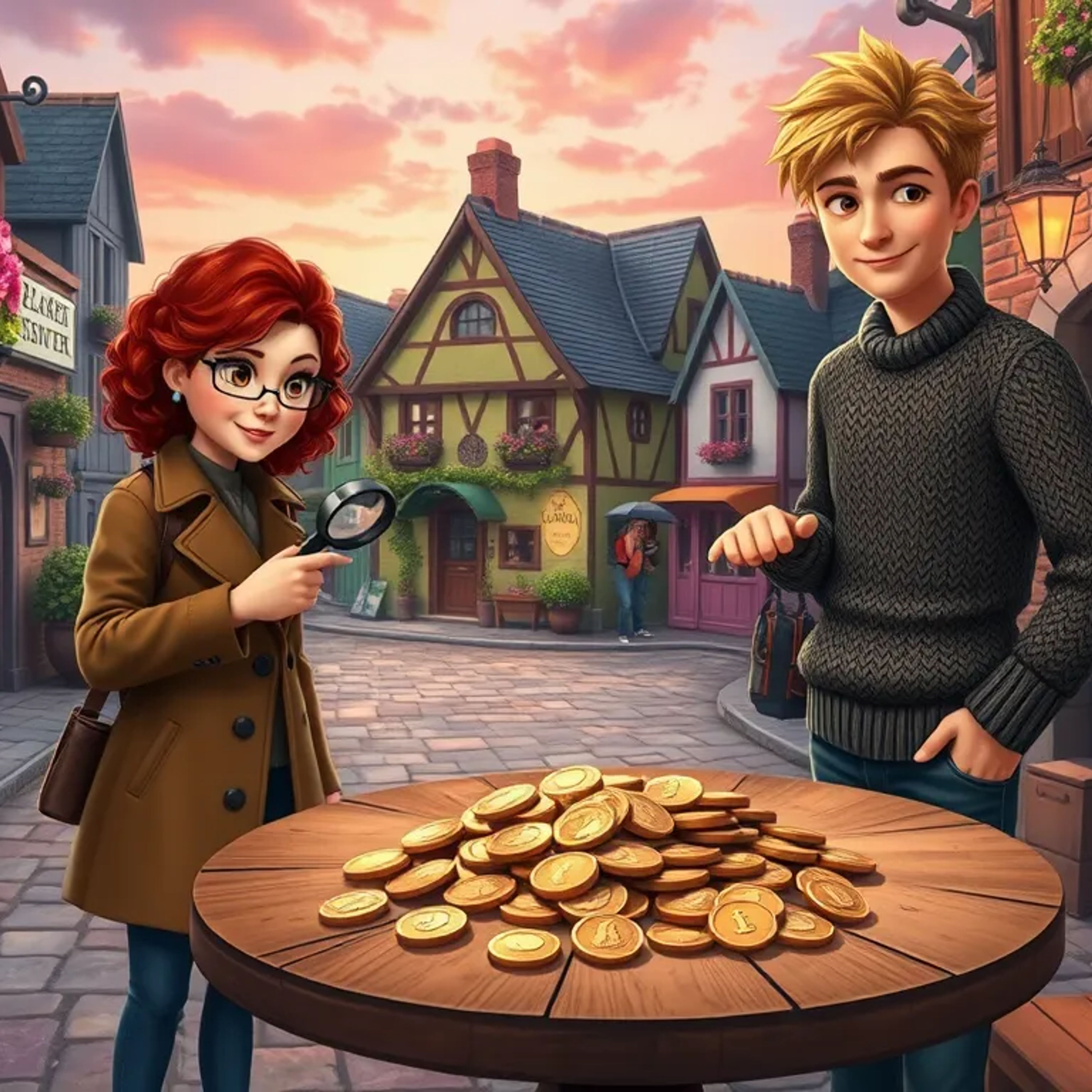 The Case of the Counterfeit Coins - By StoryBee Tales - Bedtime Stories for Kids episode artwork