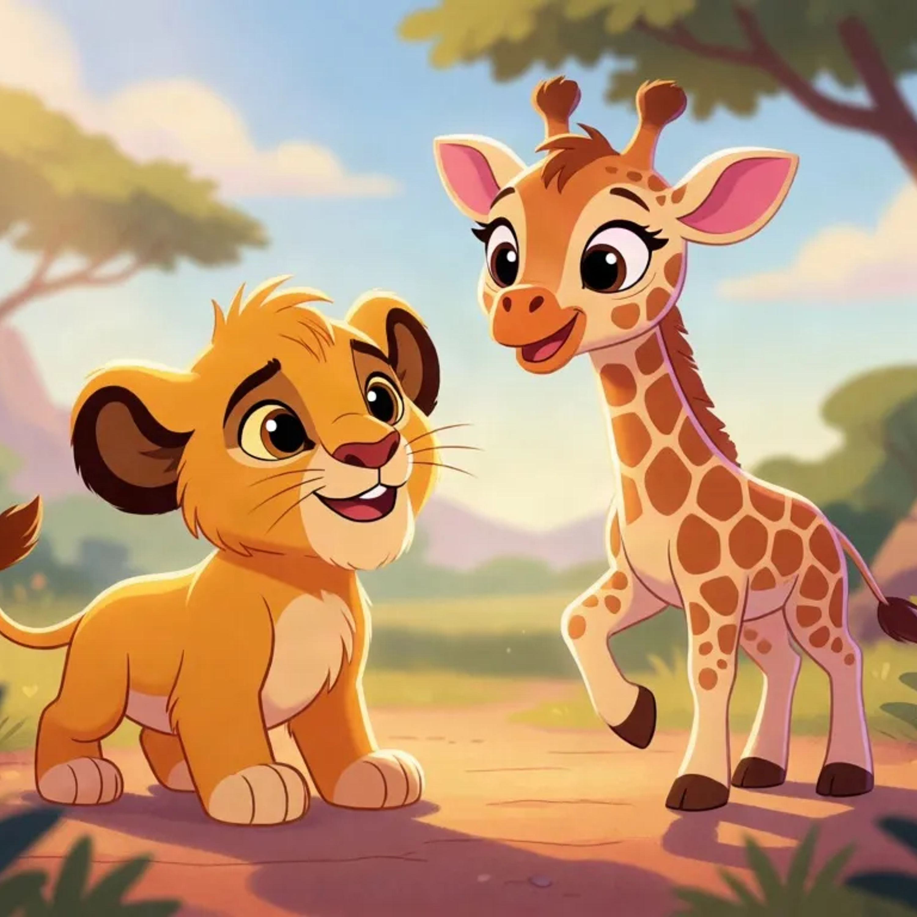 Leo the Lion Cub's Giggle-Gravity Mystery - By StoryBee Tales - Bedtime Stories for Kids episode artwork