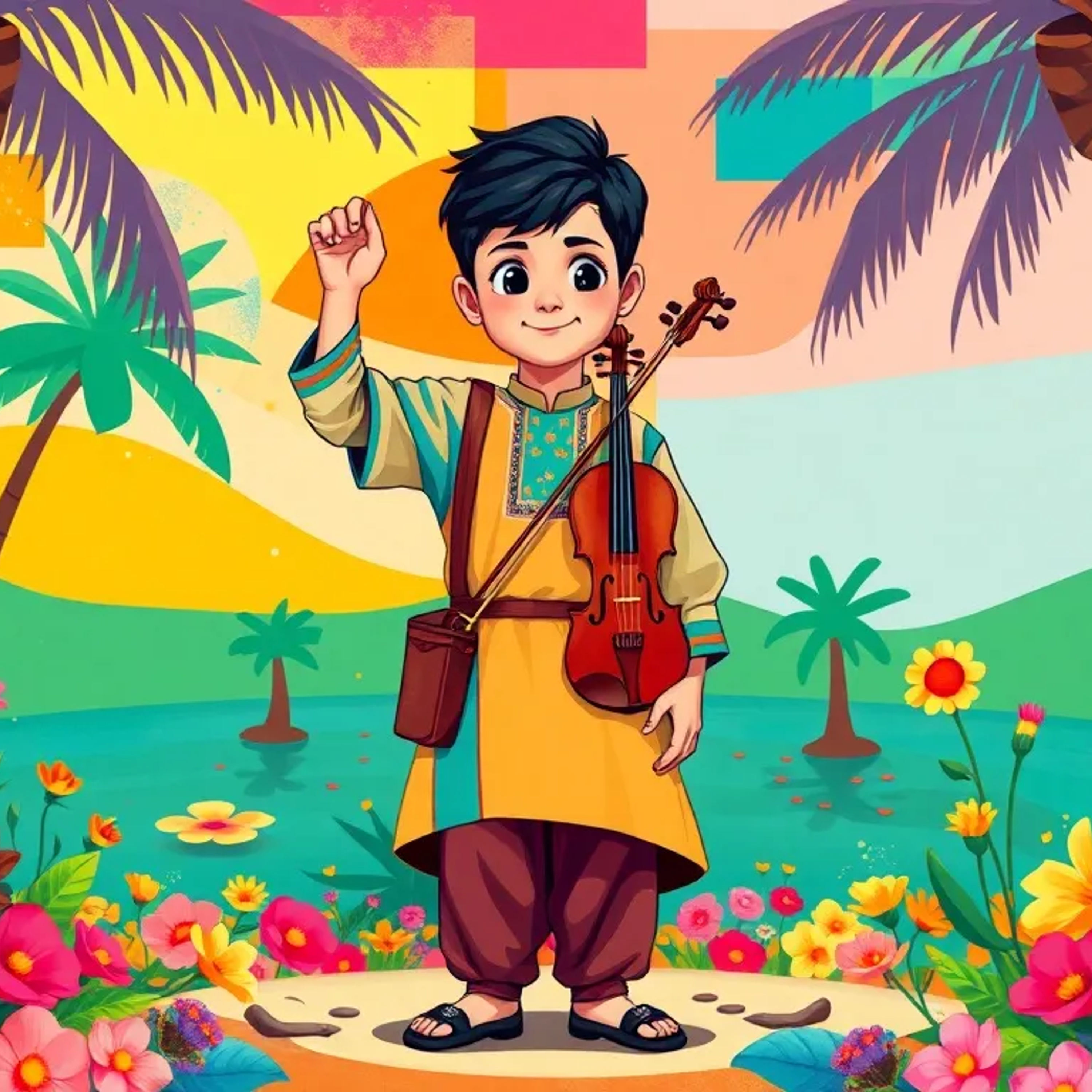 لحن أمير: مغامرة كمان النور - By StoryBee Tales - Bedtime Stories for Kids episode artwork