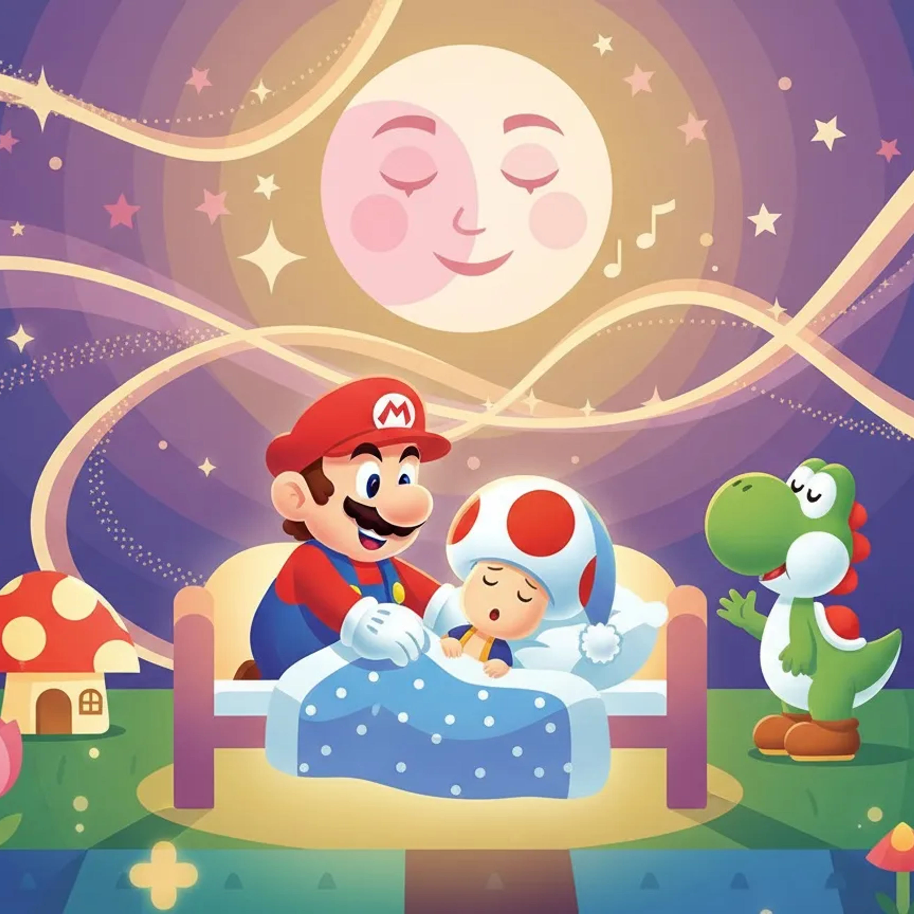 Goodnight, Mushroom Kingdom! - By StoryBee Tales - Bedtime Stories for Kids episode artwork