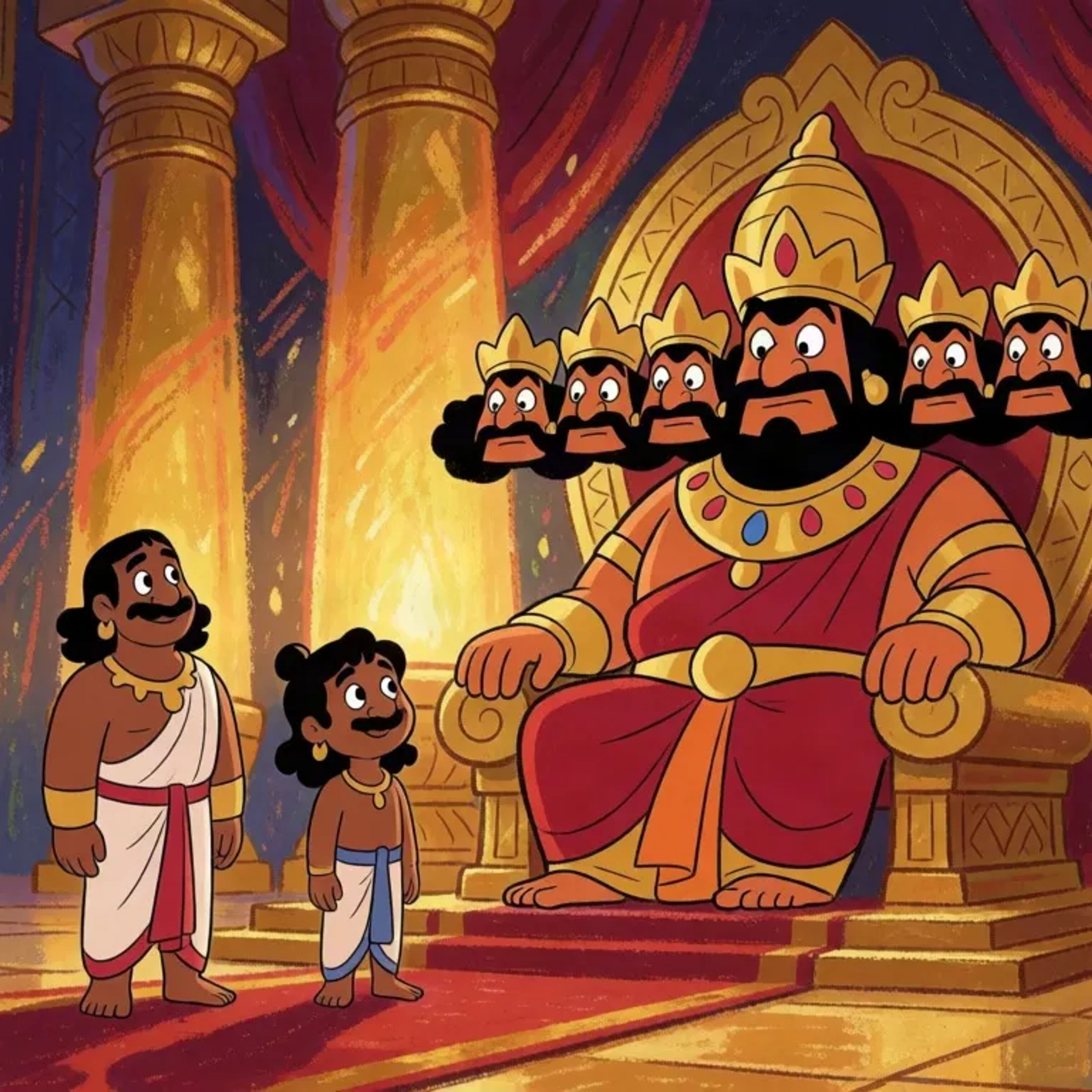 The King's Loud Voice and Quiet Heart - By StoryBee Tales - Bedtime Stories for Kids episode artwork