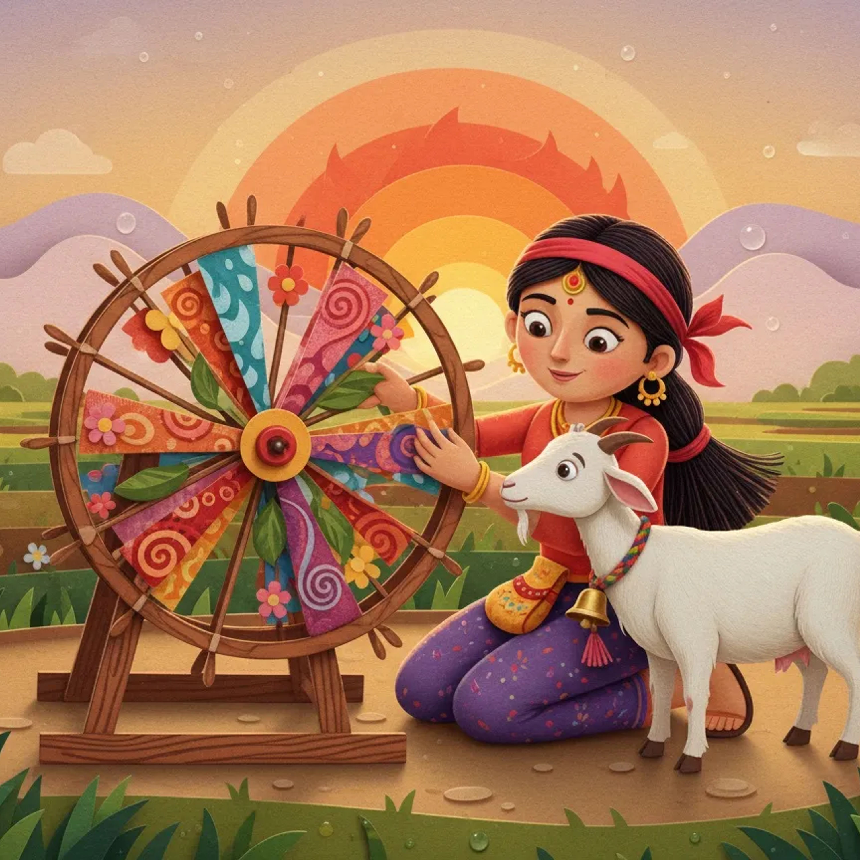 Priya's Whirling Wonder - By StoryBee Tales - Bedtime Stories for Kids episode artwork