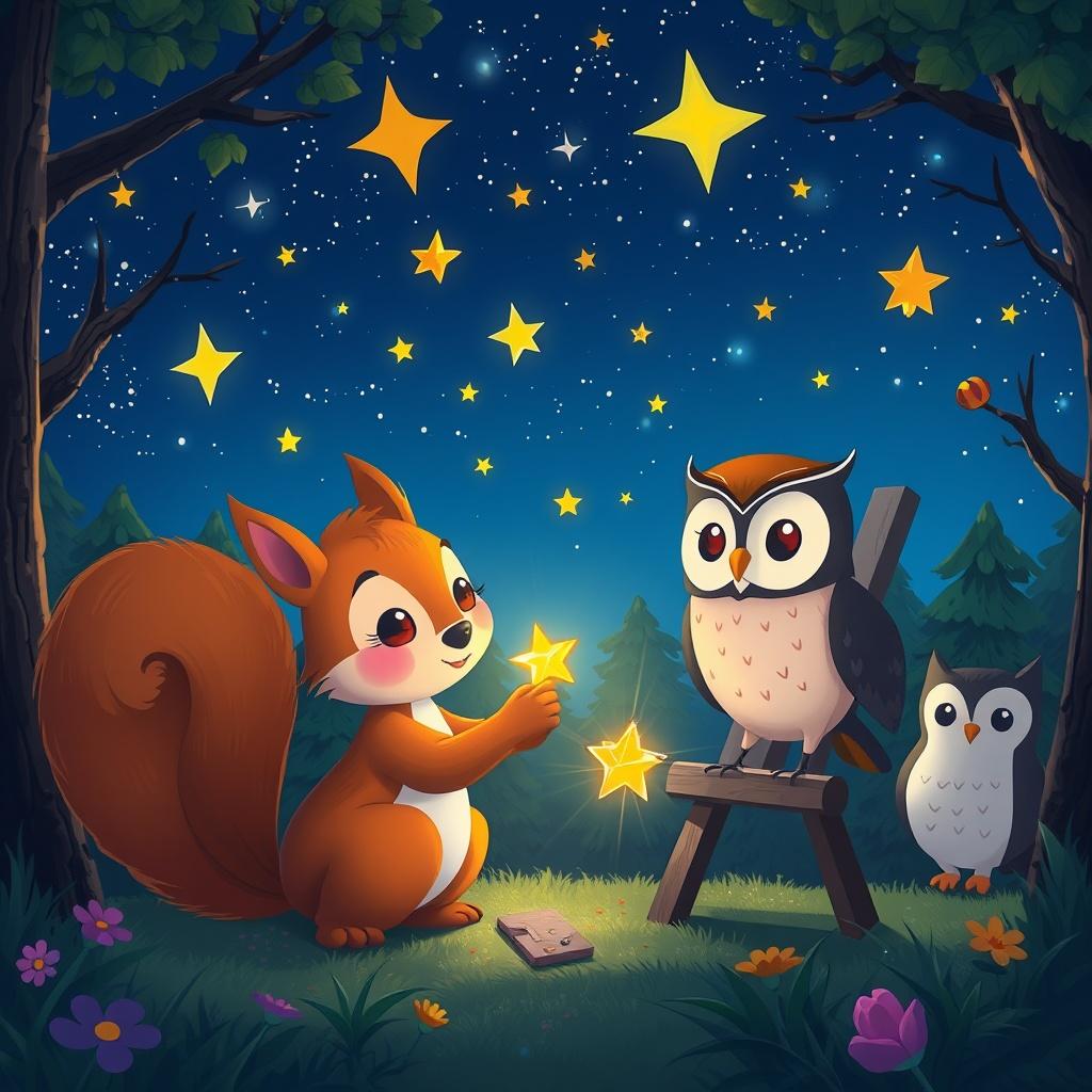 The Star-Painting Squirrel