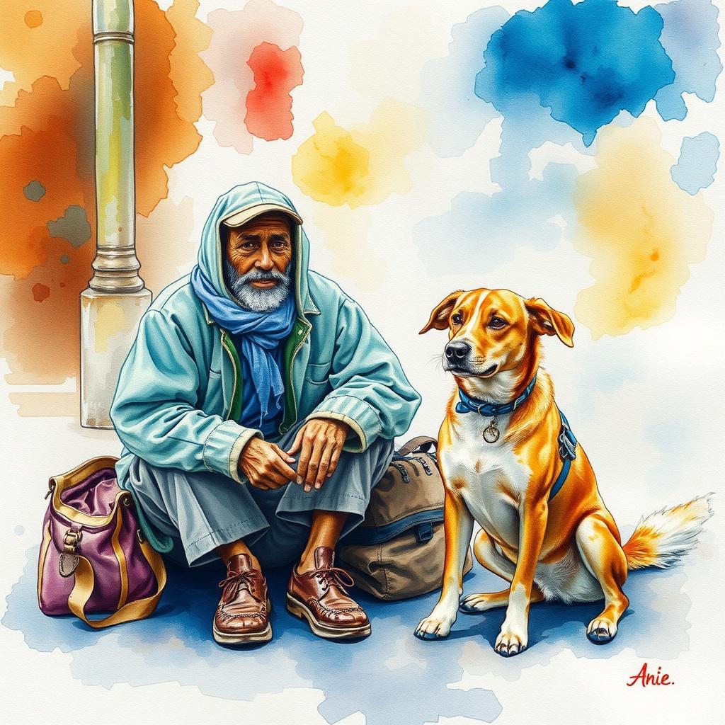 The Beggar and the Street Dog