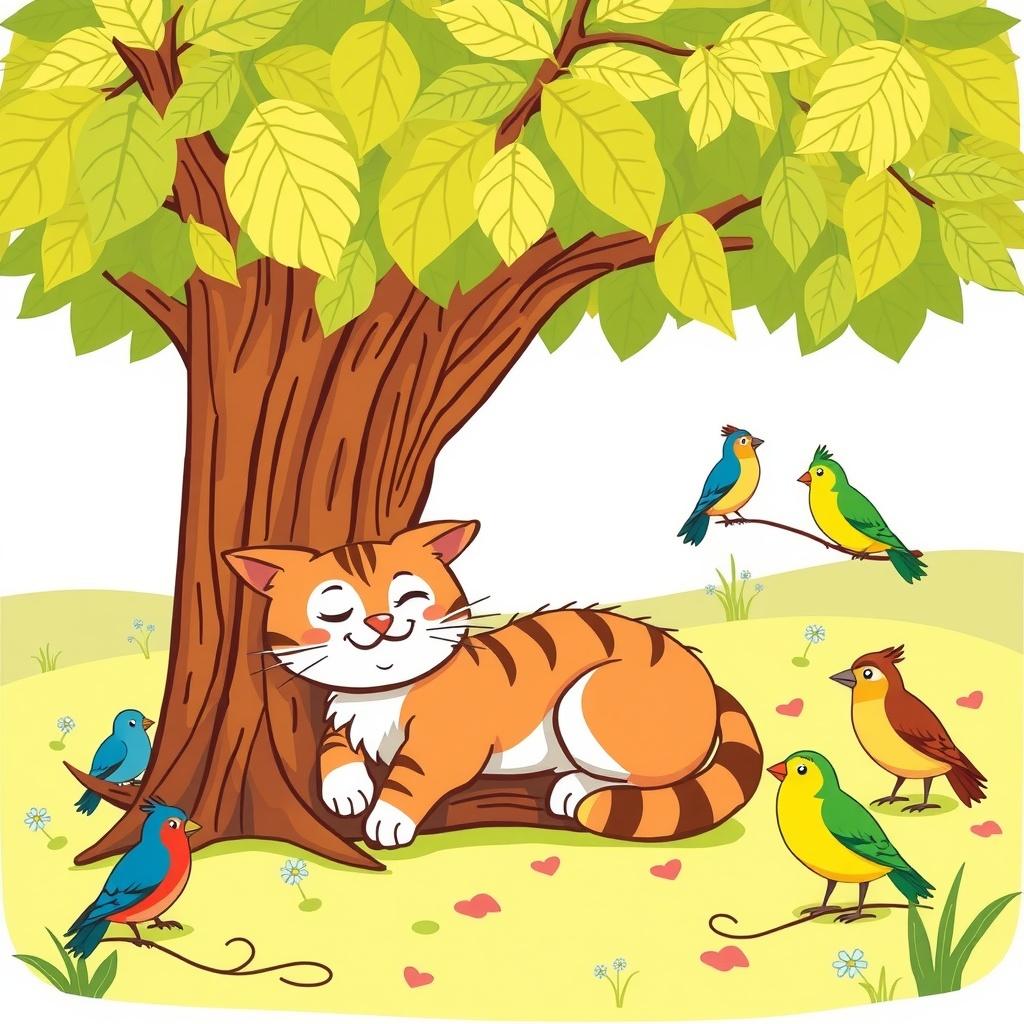 The Birds and the Cat