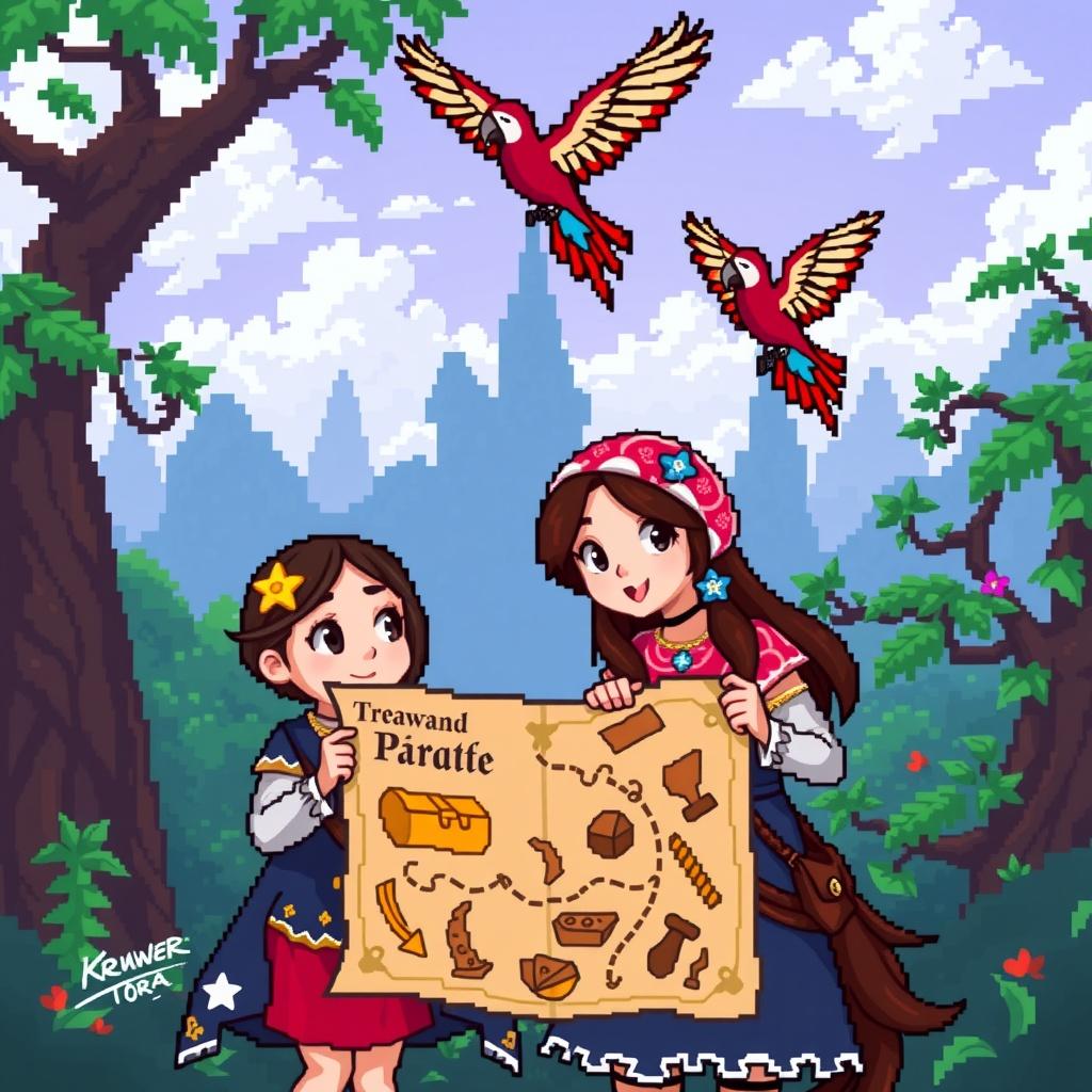 Lizy and Neisa's Treasure Hunt