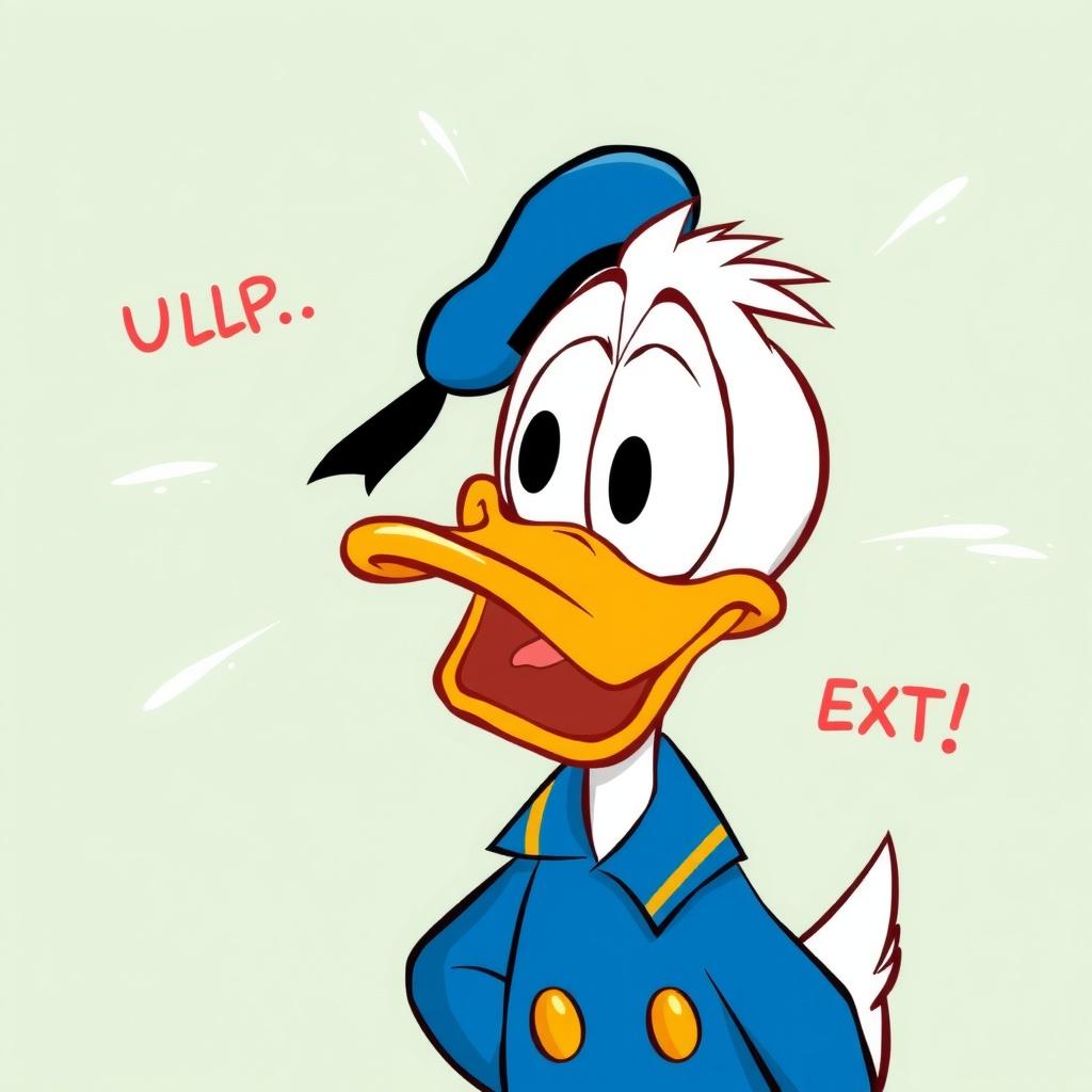 Donald Duck's Faux Pas