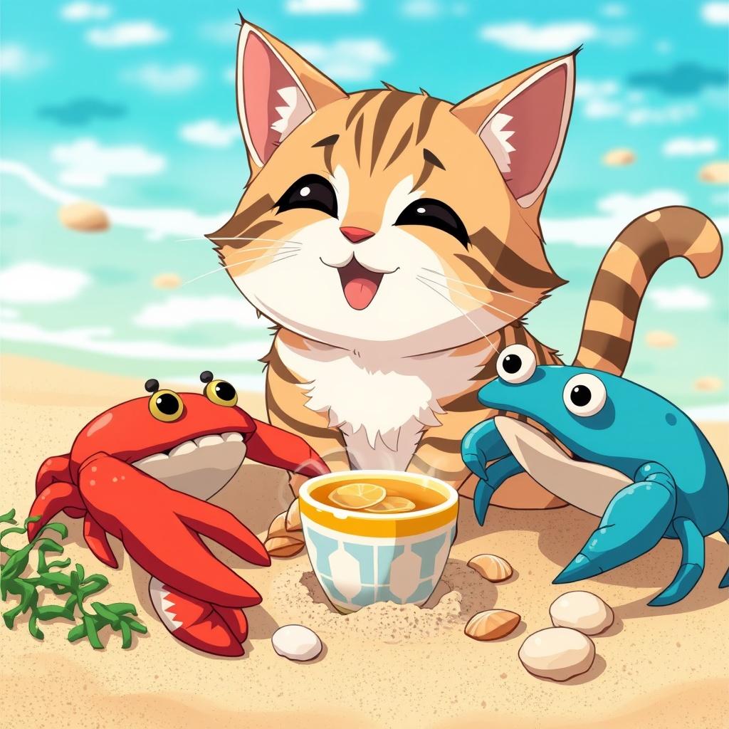 Whiskers at the Beach