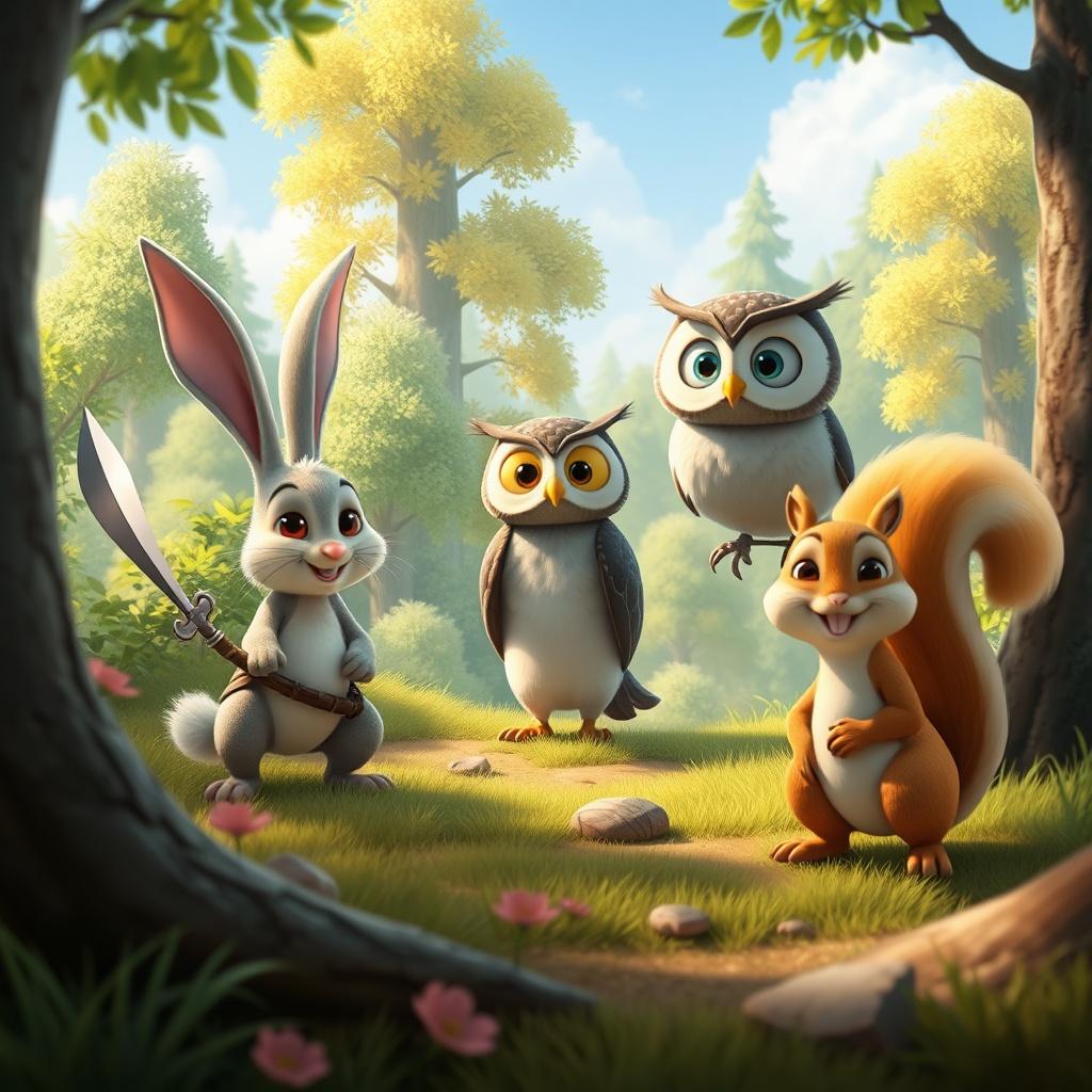 The Brave Bunny and the Magical Storm