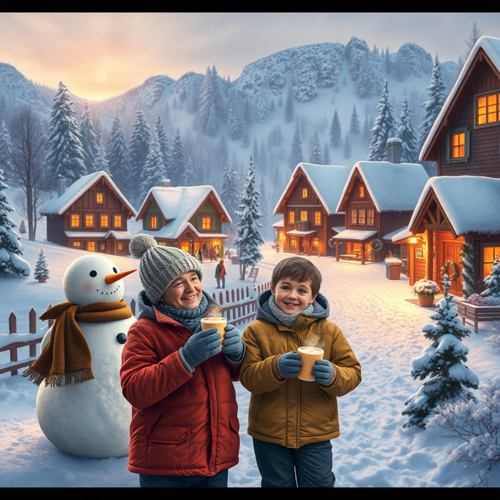 The Snowy Adventures of Yas and Daddy