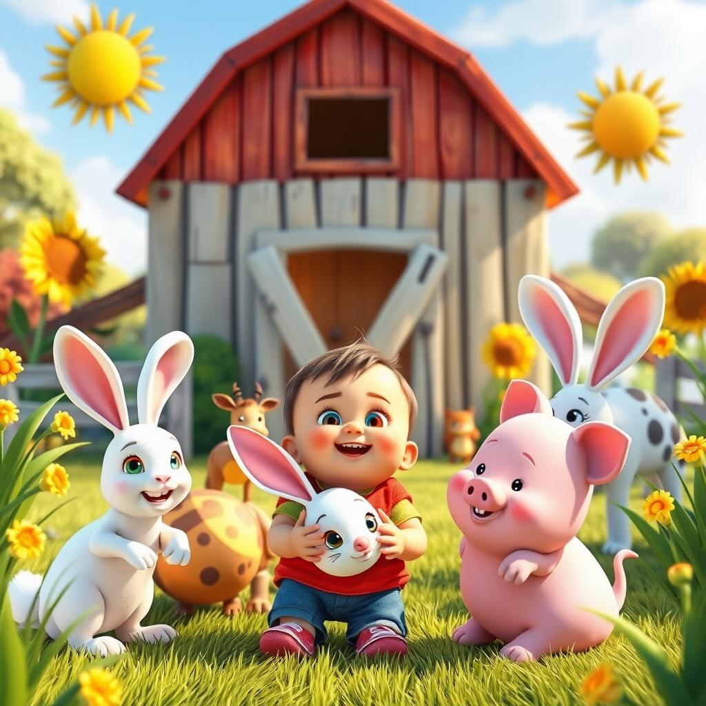 Emmanuel's Colorful Farm Adventure