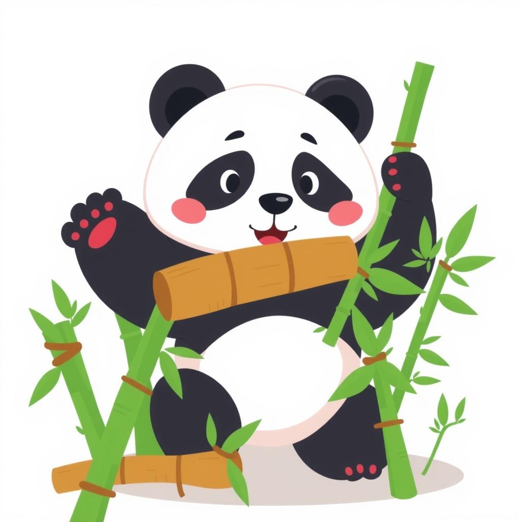 The Hungry Little Panda