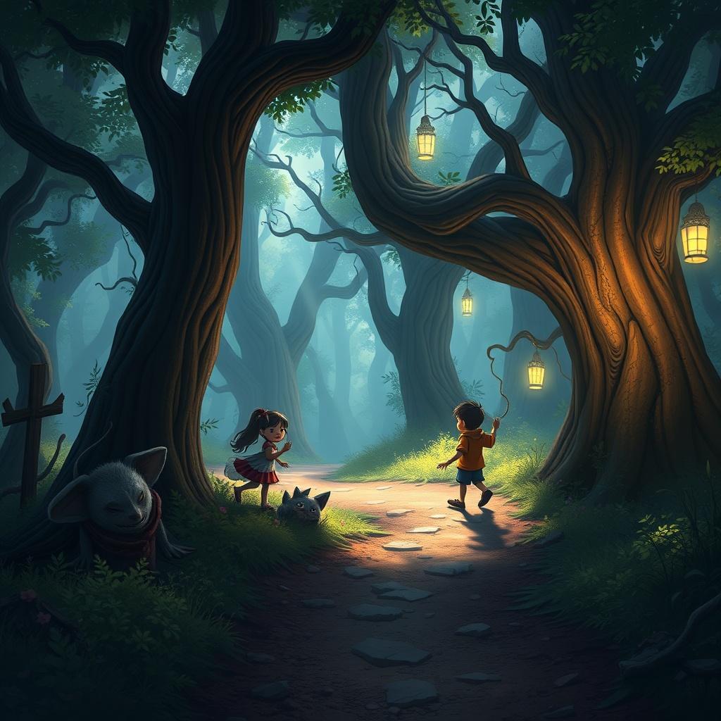 The Lost Shadows in the Magical Forest