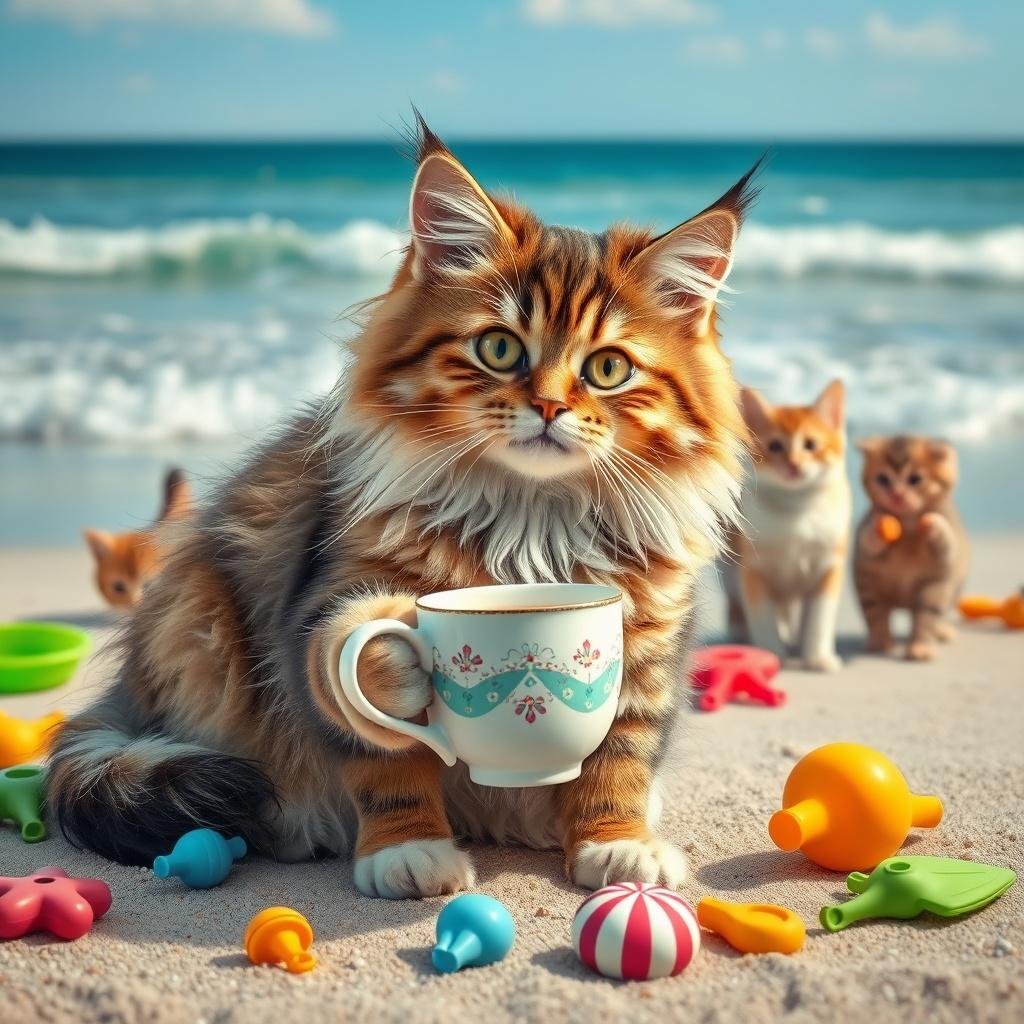 The Tea Party at Sandy Paws Beach