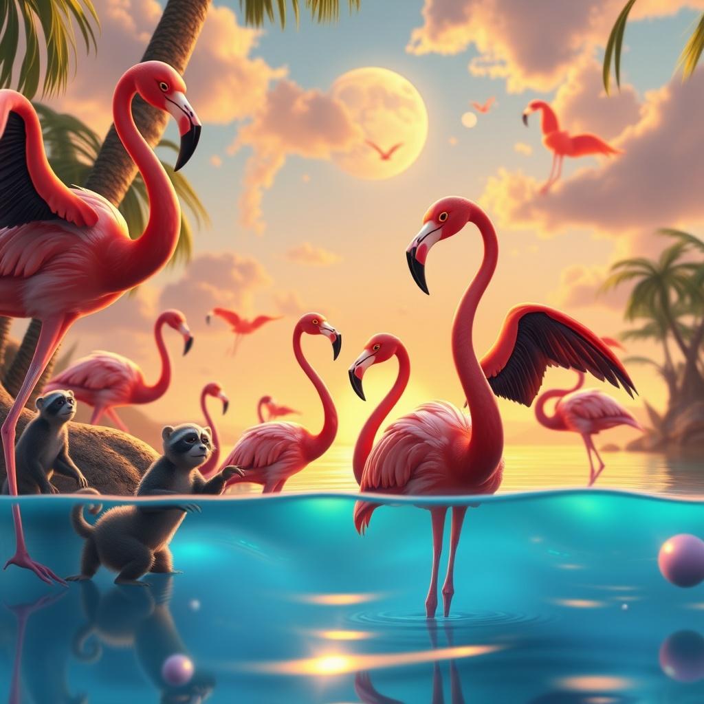 The Dancing Flamingos