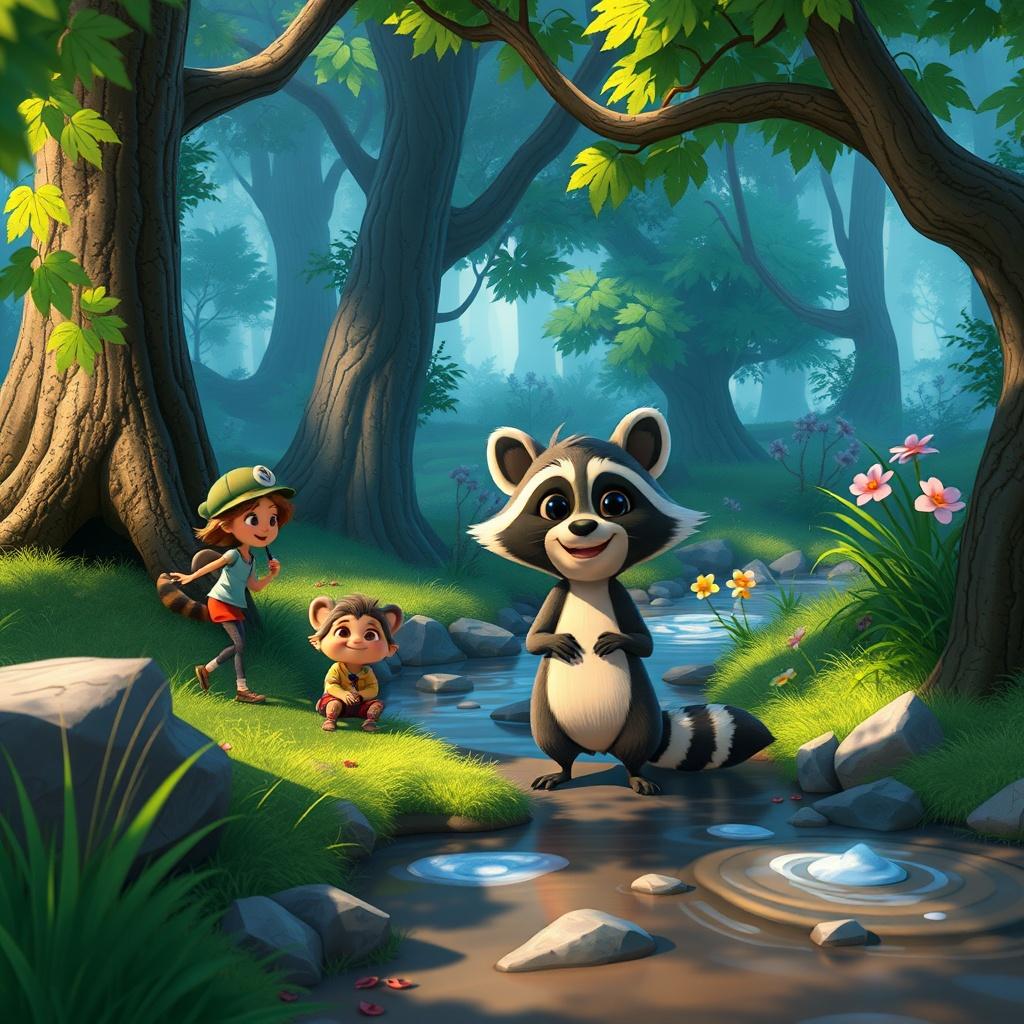 Sandy and the Great Forest Treasure Hunt