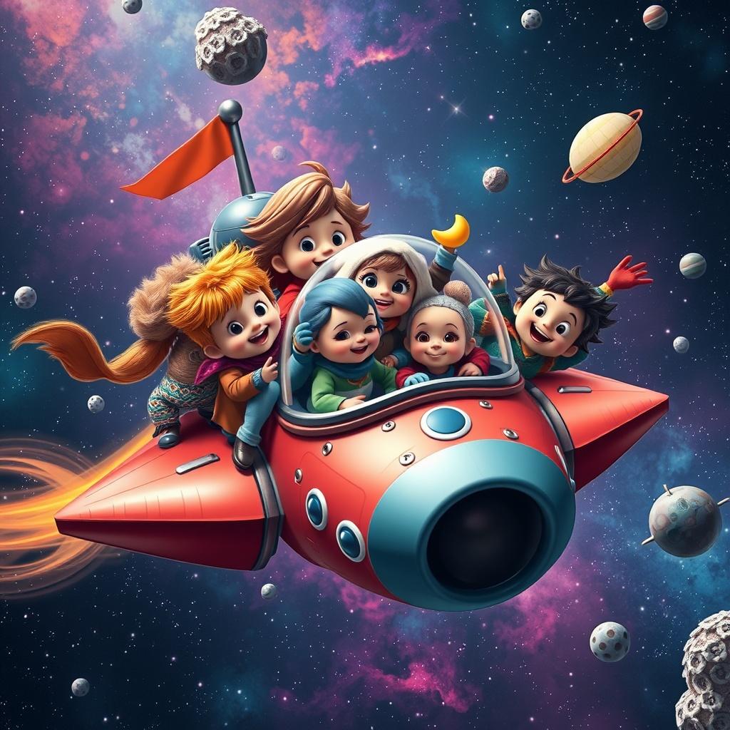 The Cosmo-Tots in The Grumble, Jumble, Tumble