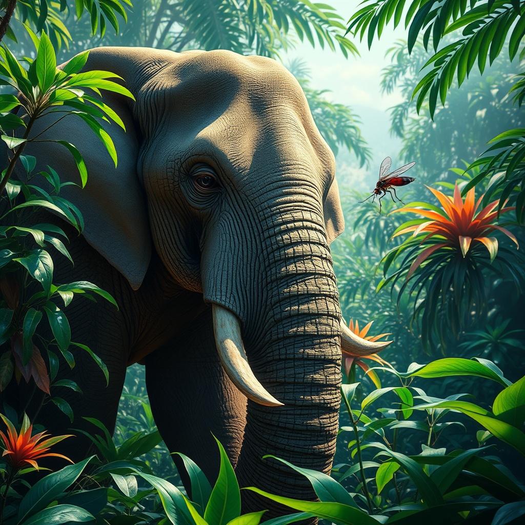 The Elephant and the Stubborn Mosquito