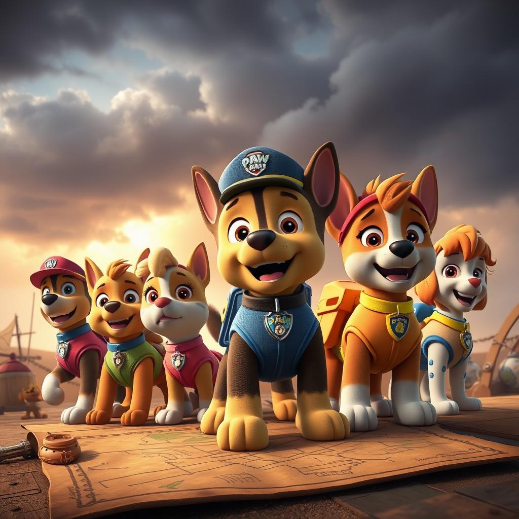 Paw Patrol and the Mysterious Storm