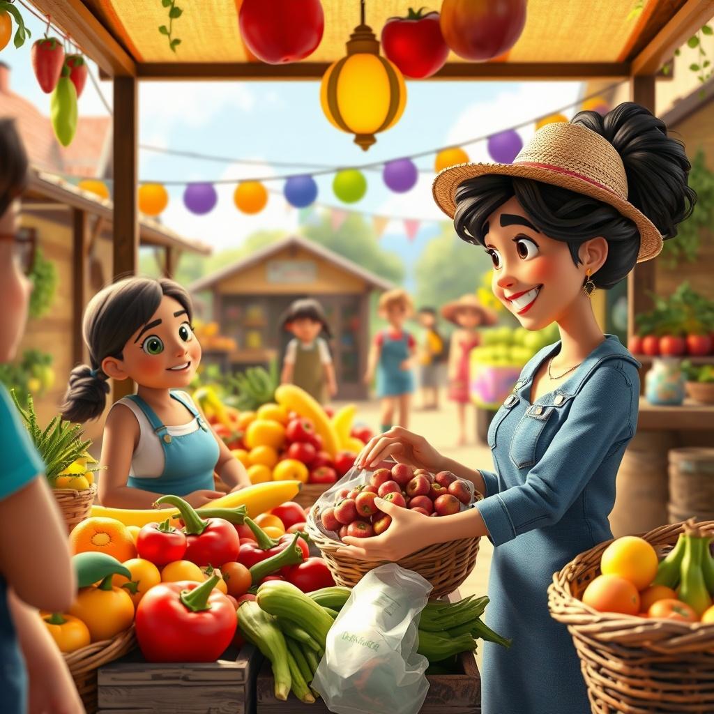 The Vibrant Market of Greenhaven