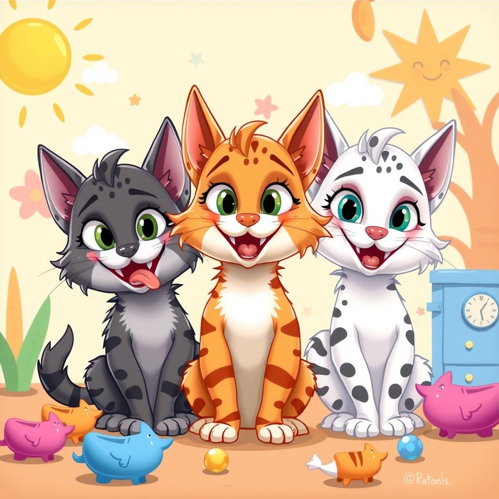 The Enchanted Cats of Moonlit Alley