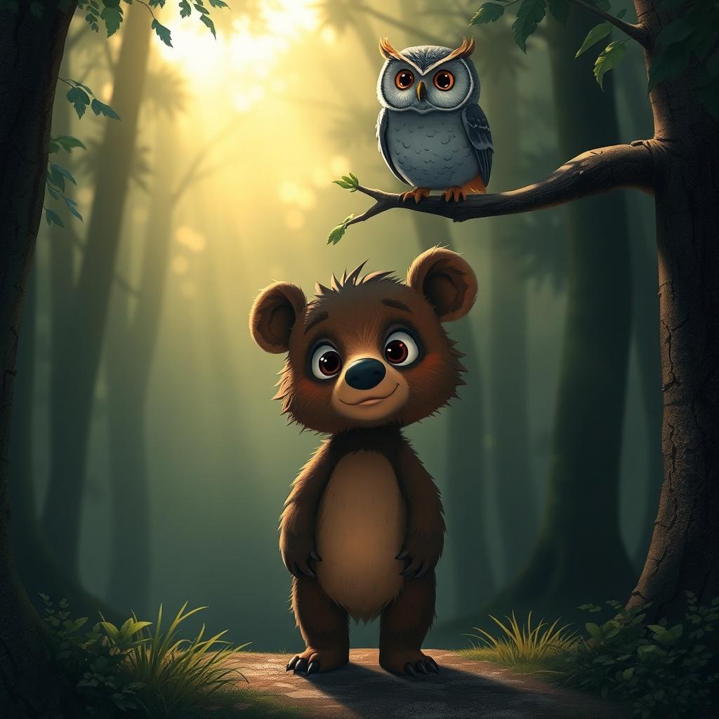 The Courageous Journey of Benny the Bear