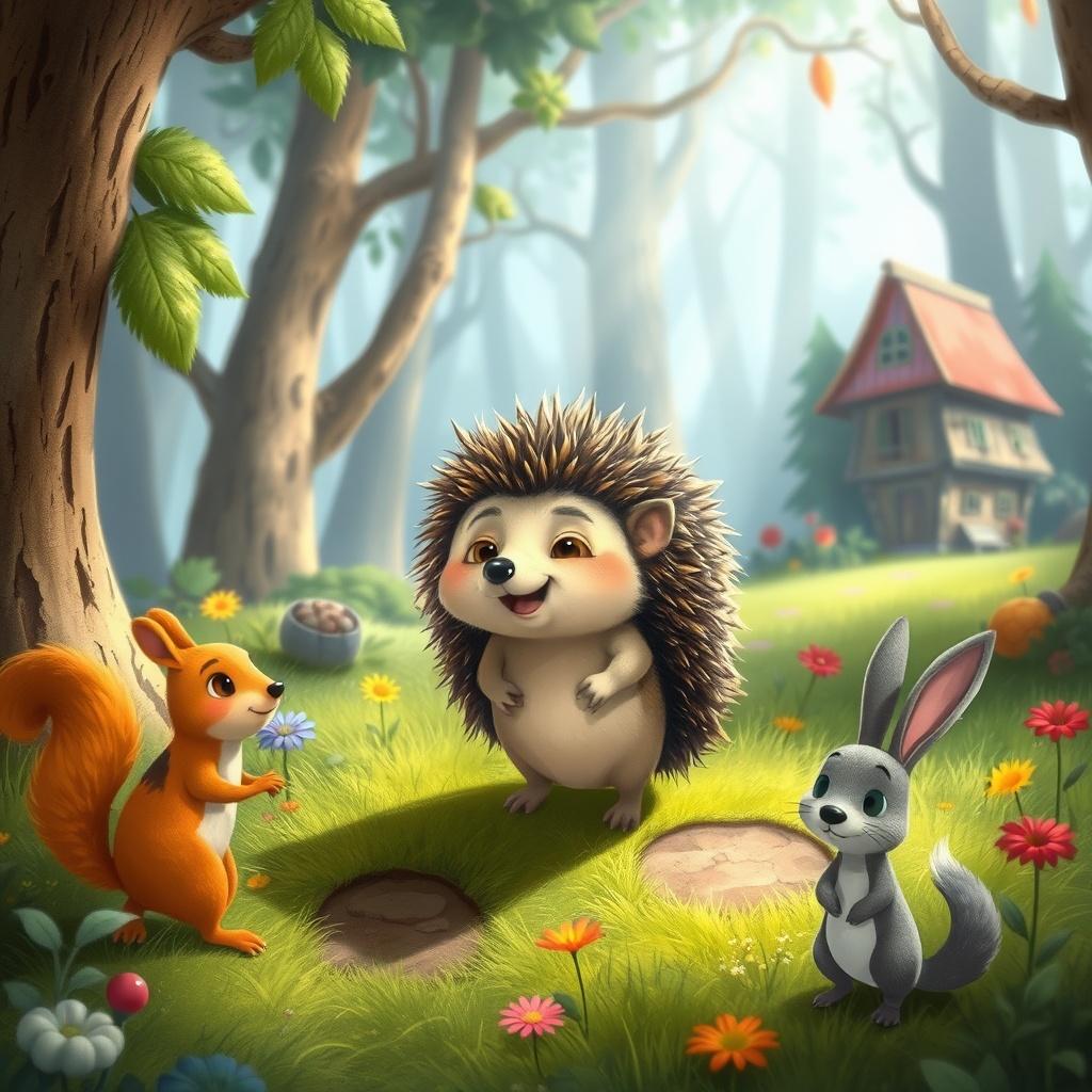 Harry the Hedgehog Finds Friends