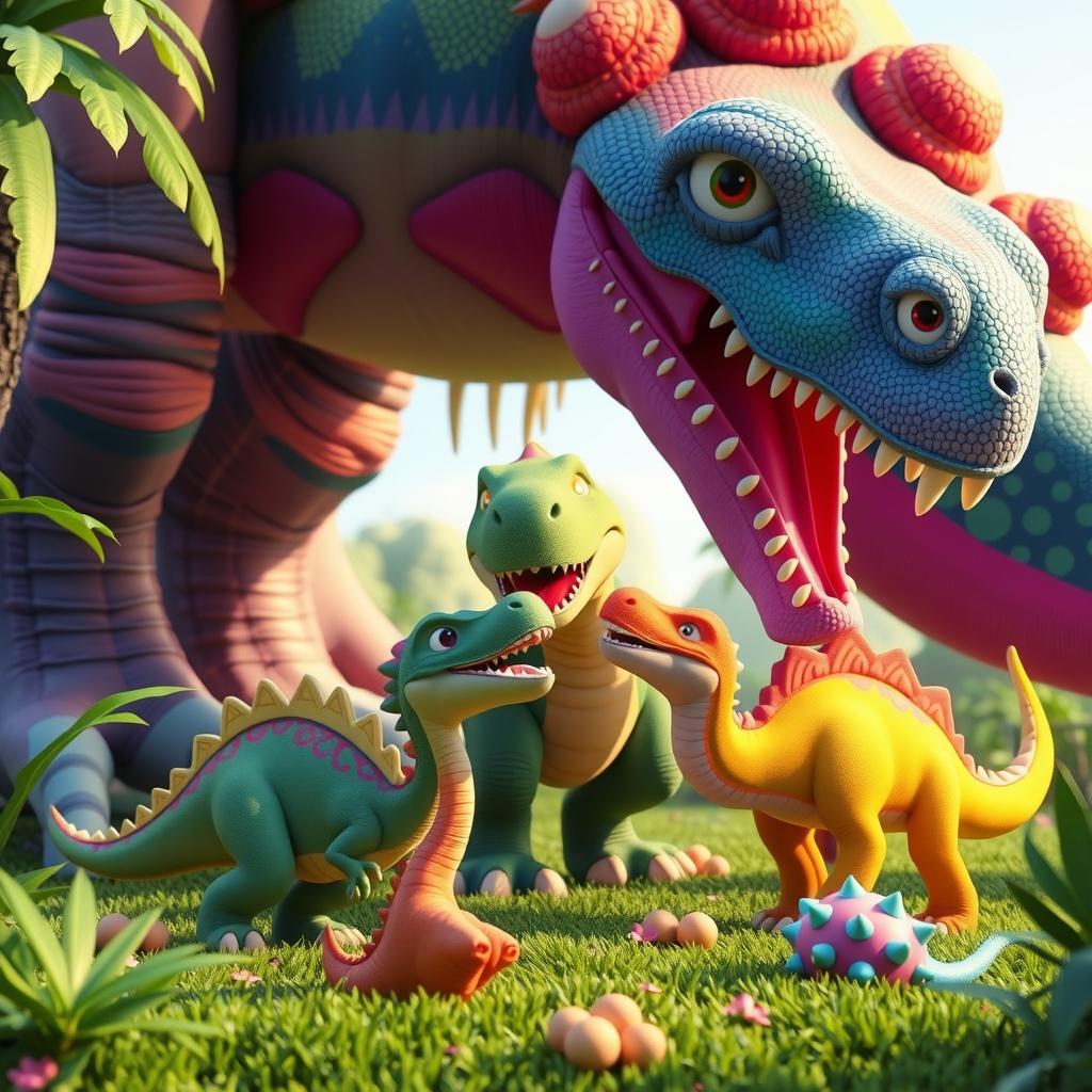 Dinosaurs and the Friendly Giant