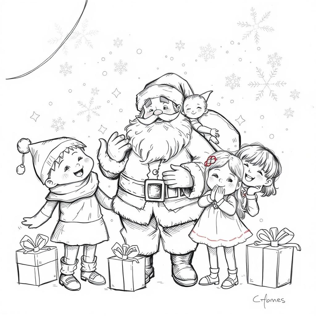 The Journey of Santa's Kindness