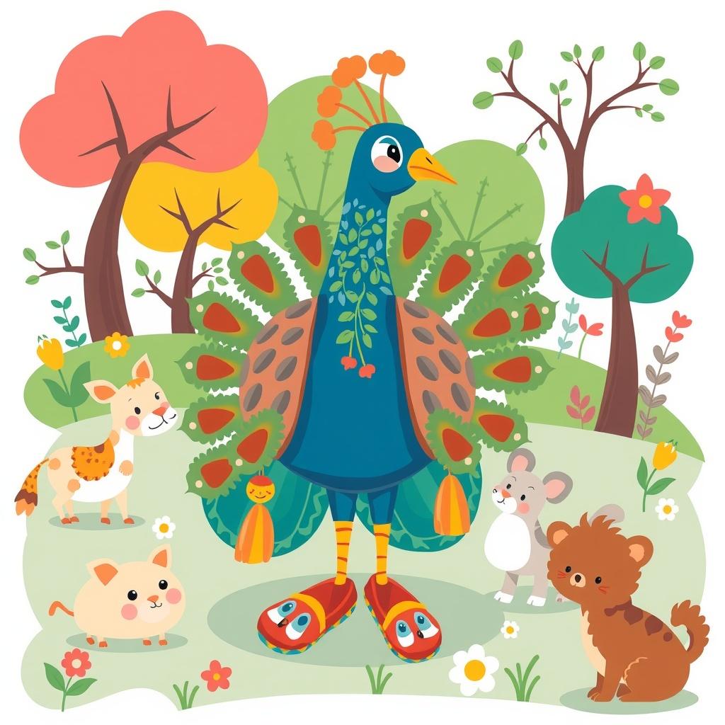 Percy the Peacock and His Perfect Pair