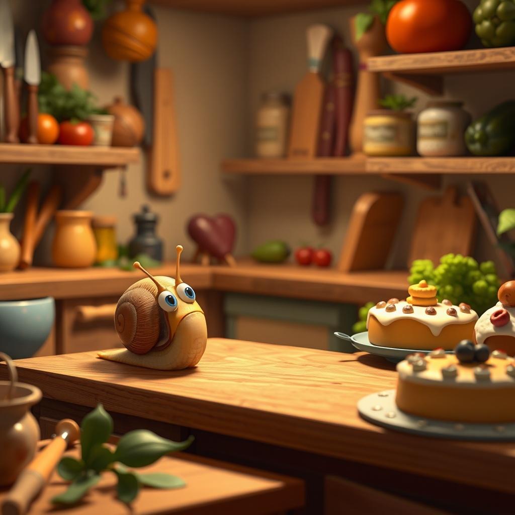The Curious Snail's Journey