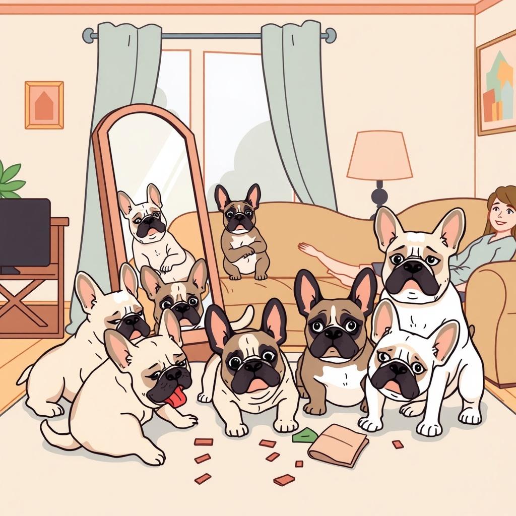 Michelle and Her Mischievous Bulldogs