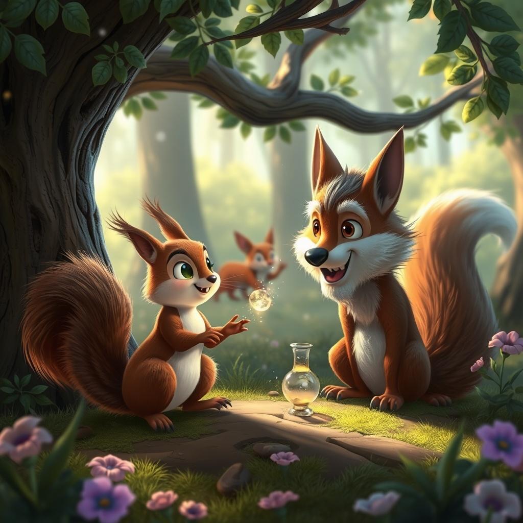 The Adventure of Pippin the Brave Little Squirrel
