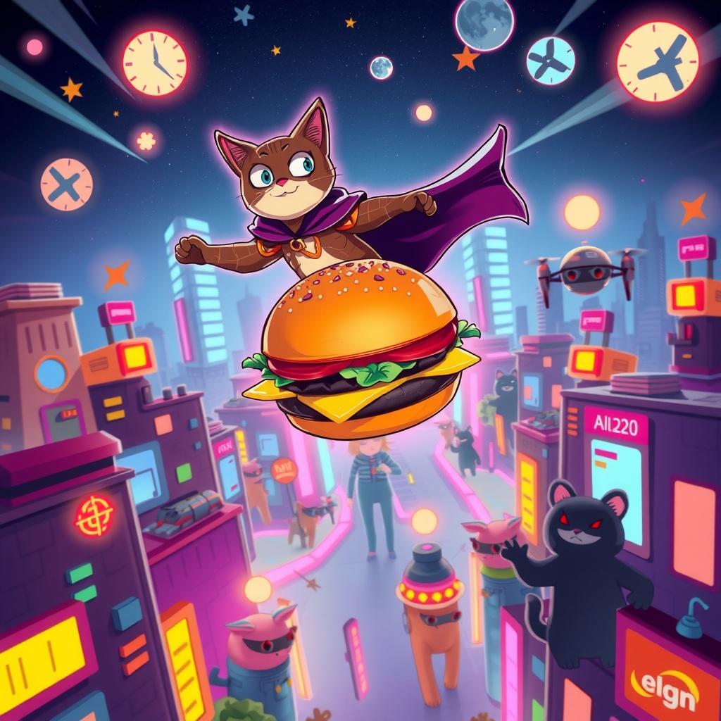 The Adventures of Whiskers and Burger Buddy