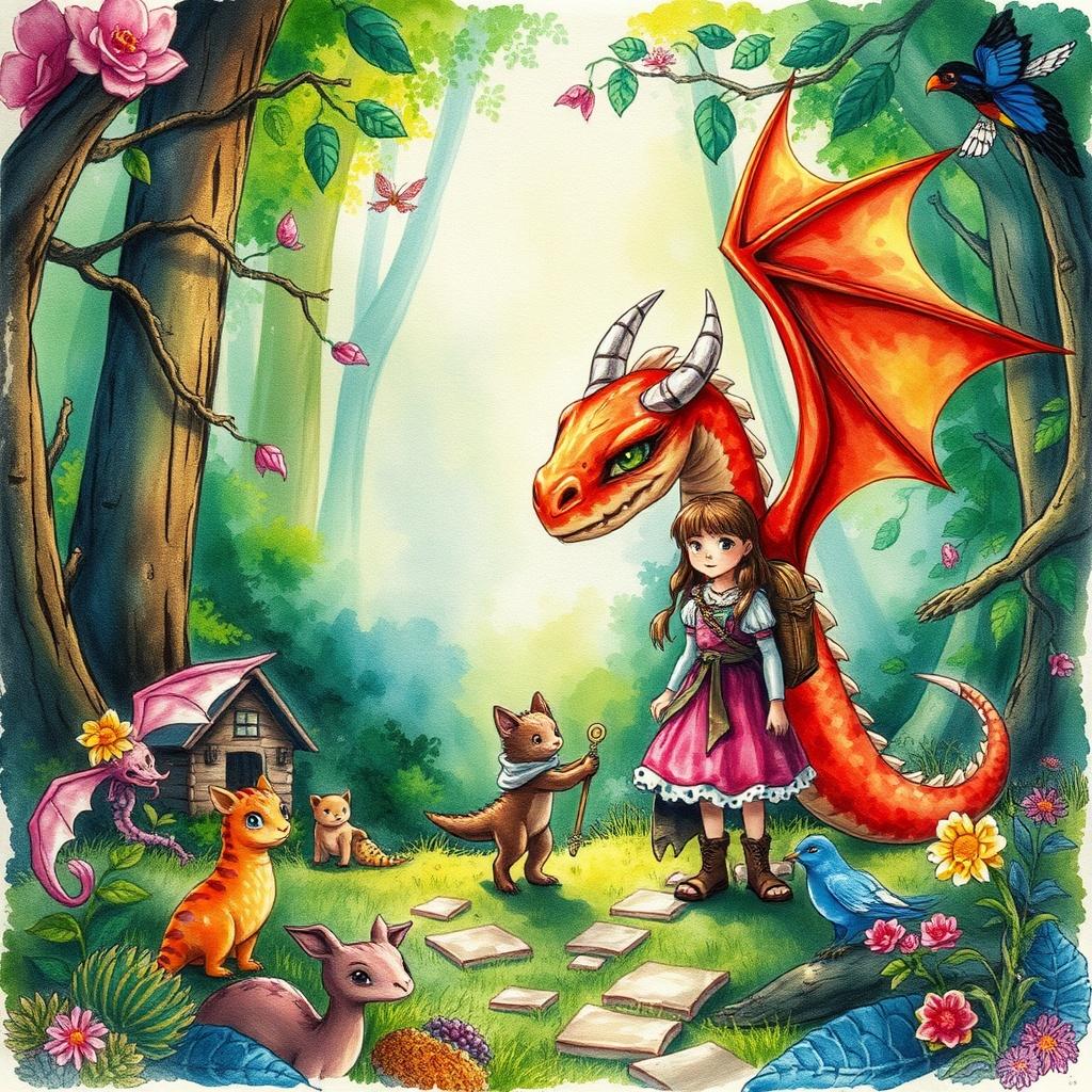 Kisah Persahabatan Naga dan Anak Desa cover image