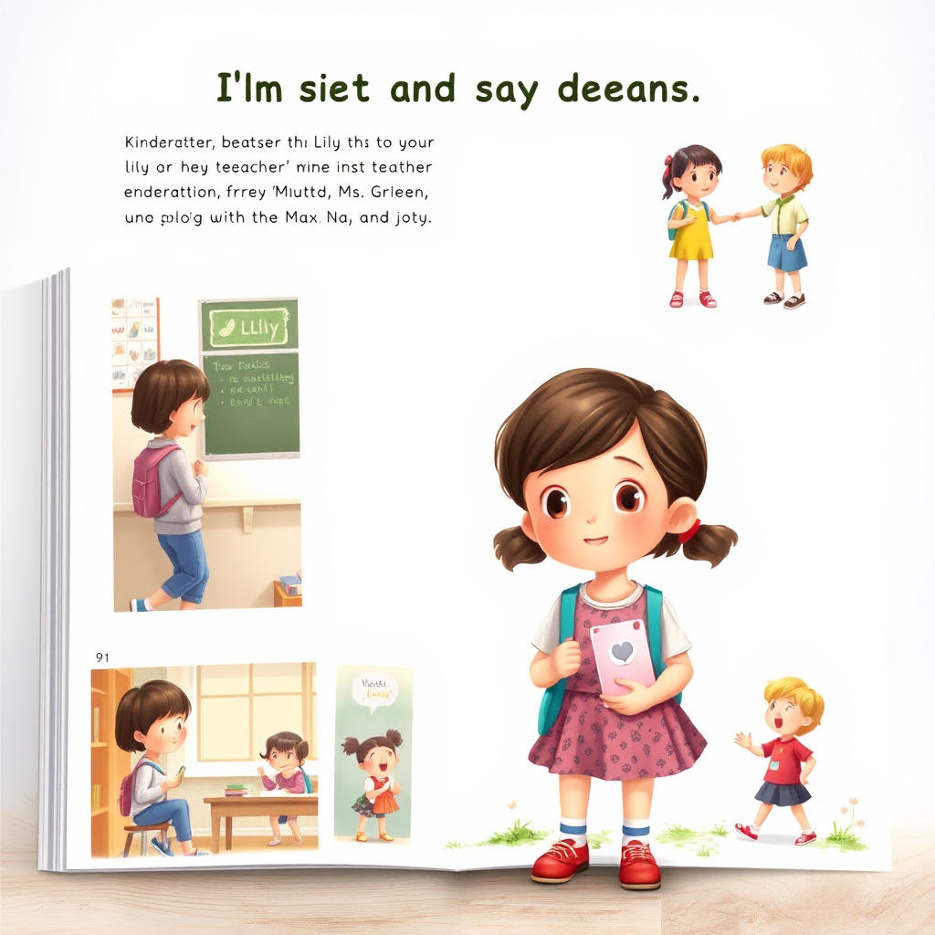 Lily's First Day in Kindergarten