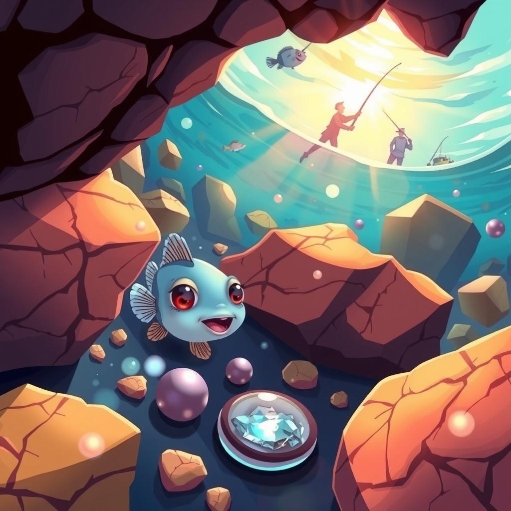 The Fish and the Shimmering Pebble